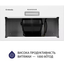 Вытяжка MINOLA HBI 5614 WH 1000 LED
