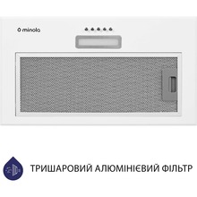 Вытяжка MINOLA HBI 5614 WH 1000 LED