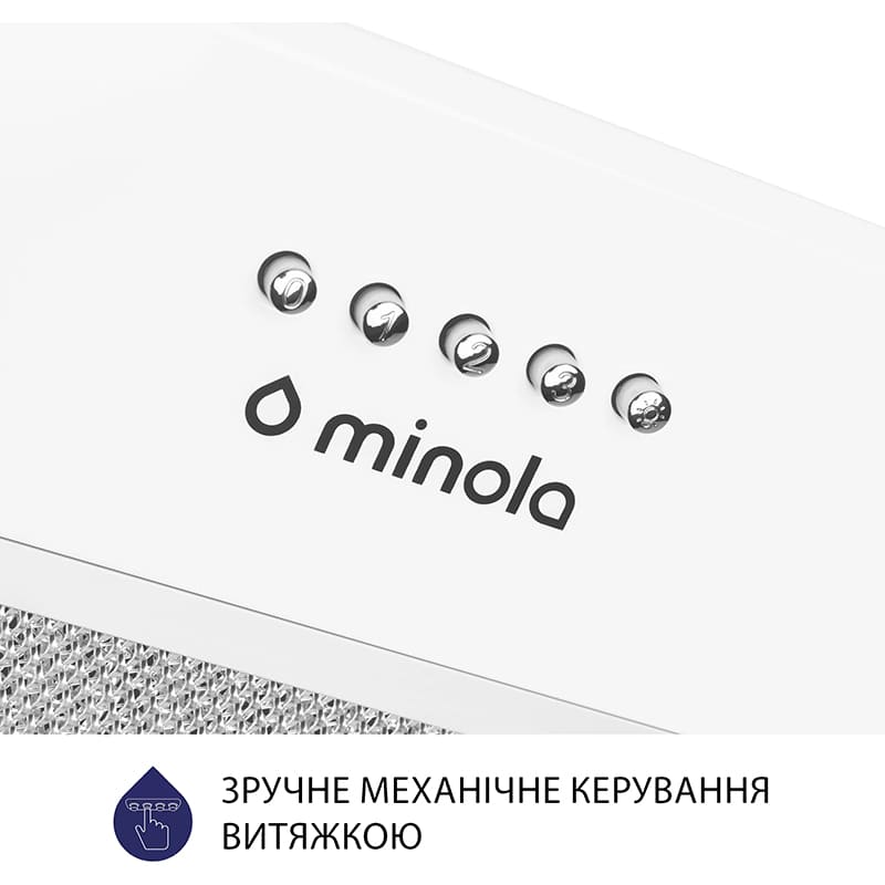 Фото Витяжка MINOLA HBI 5722 WH 1200 LED