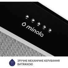 Вытяжка MINOLA HBI 5722 BL 1200 LED