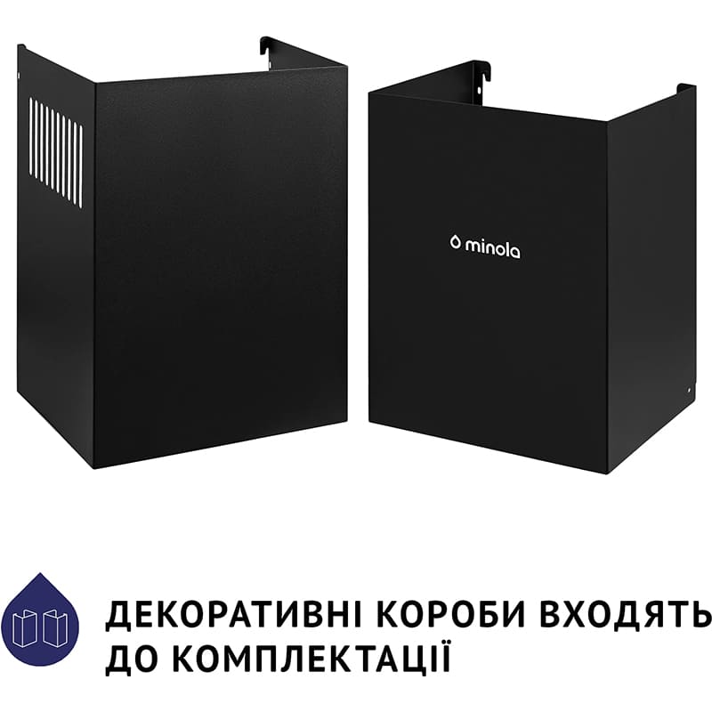 Изображение Вытяжка MINOLA HDN 6124 BL LED