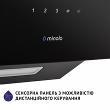 Витяжка MINOLA HVS 6224 BL 700 LED