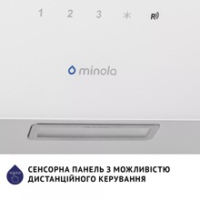 Вытяжка MINOLA HVS 6224 WH 700 LED