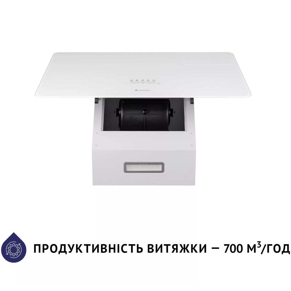Фото Вытяжка MINOLA HVS 6224 WH 700 LED