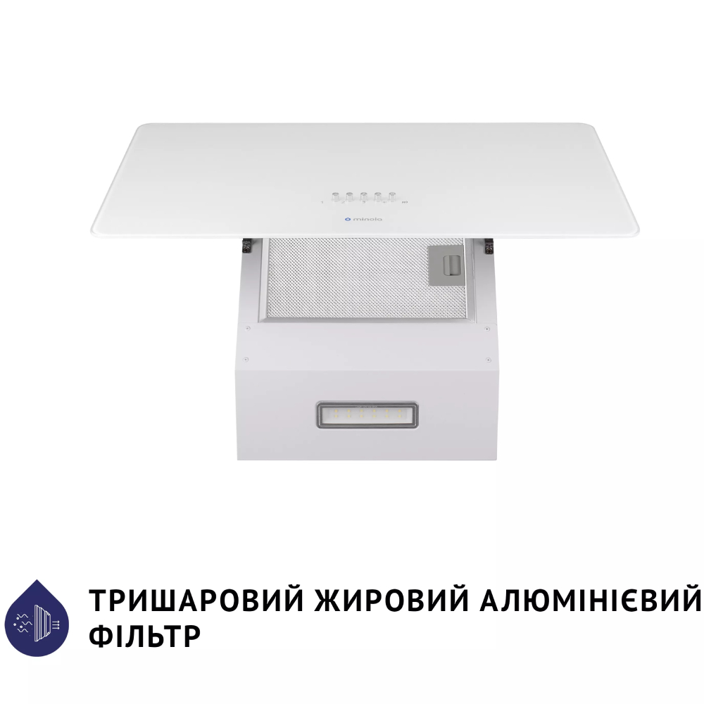 Внешний вид Вытяжка MINOLA HVS 6224 WH 700 LED