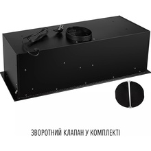 Вытяжка PERFELLI Design Vision 9 Nero Silenzio