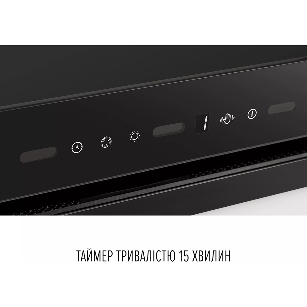 Вытяжка PERFELLI Design Vision 9 Nero Silenzio Режим работы отвод