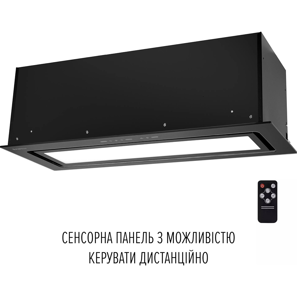 Вытяжка PERFELLI Design Vision 9 Nero Silenzio Диаметр воздуховода 150