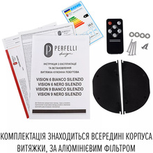 Вытяжка PERFELLI Design Vision 9 Nero Silenzio