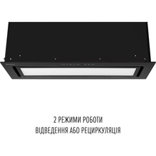 Вытяжка PERFELLI Design Vision 9 Nero Silenzio