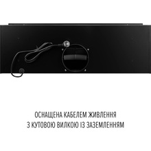 Вытяжка PERFELLI Design Vision 9 Nero Silenzio