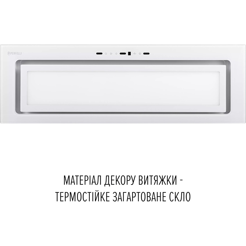 Изображение Вытяжка PERFELLI Design Vision 9 Bianco Silenzio