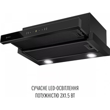 Вытяжка PERFELLI Delio 6PWB Nero