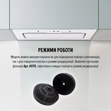 Витяжка PERFELLI Nuova 6PWR Bianco