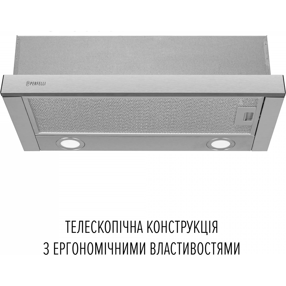 Зовнішній вигляд Витяжка PERFELLI TL 6822 I 1200 LED