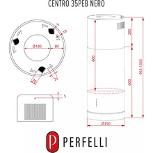 Вытяжка PERFELLI Centro 35PEB Nero