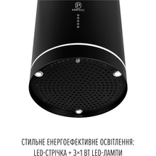 Вытяжка PERFELLI Flow 35PEB Nero
