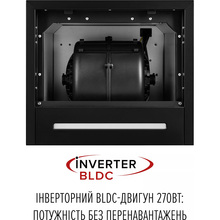 Вытяжка PERFELLI DESIGN QUADRO 36 NERO SILENZIO