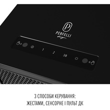 Вытяжка PERFELLI DESIGN QUADRO 36 NERO SILENZIO
