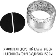 Вытяжка PERFELLI DESIGN QUADRO 36 NERO SILENZIO