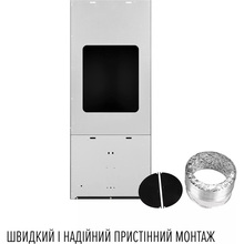 Вытяжка PERFELLI DESIGN QUADRO 36 NERO SILENZIO