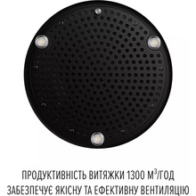 Витяжка PERFELLI Design Isola 35 Nero Silenzio