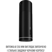 Витяжка PERFELLI Design Isola 35 Nero Silenzio