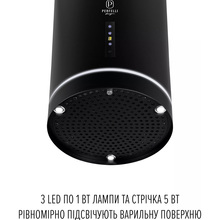 Витяжка PERFELLI Design Isola 35 Nero Silenzio