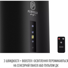 Вытяжка PERFELLI Design Ricco 35 Nero Silenzio