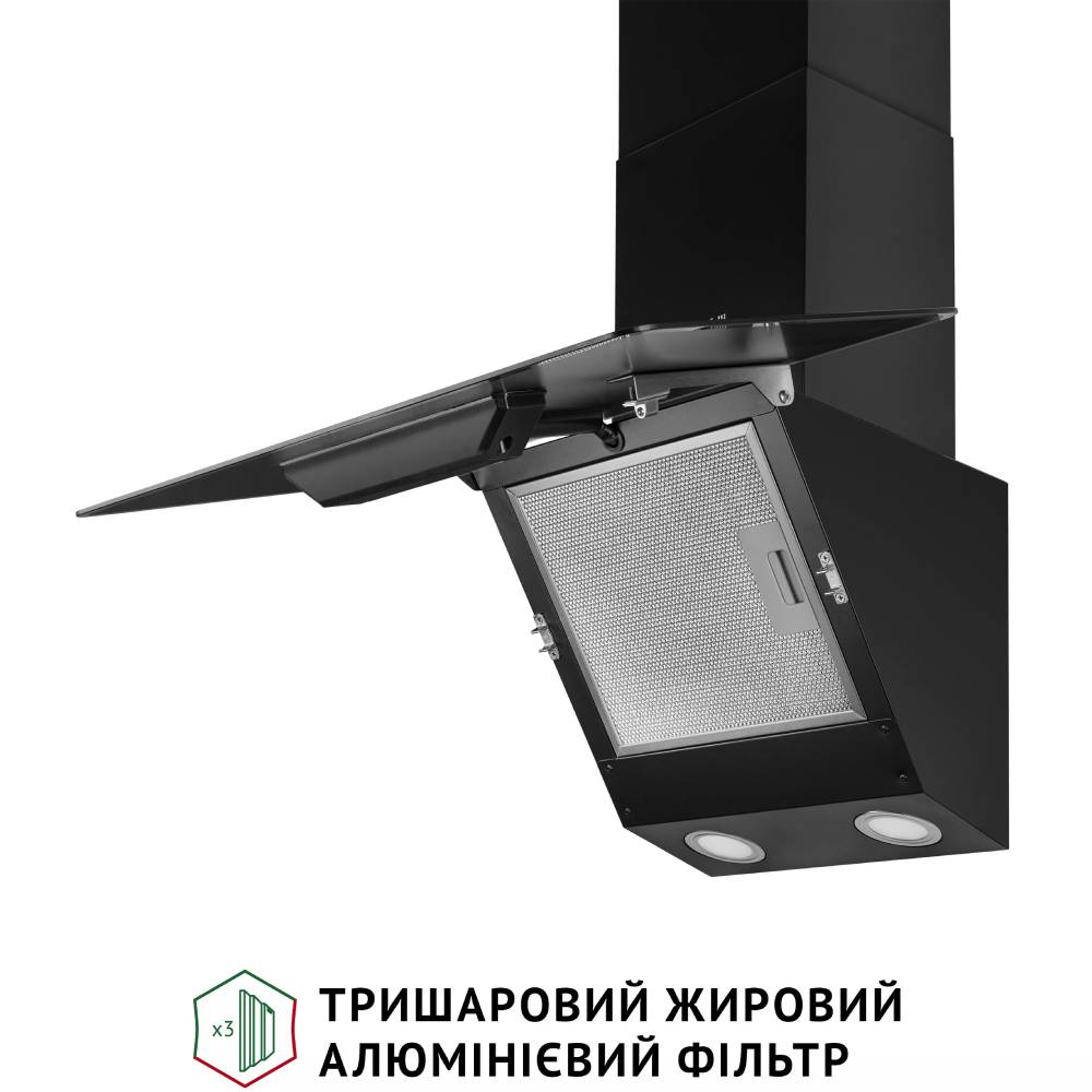 Вытяжка PERFELLI VICCO 6HSR NERO Режим работы отвод