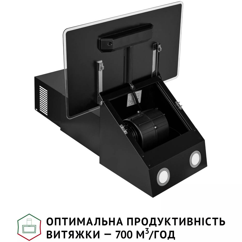 Внешний вид Вытяжка PERFELLI VICCO 6HSR NERO