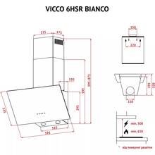 Вытяжка PERFELLI VICCO 6HSR BIANCO