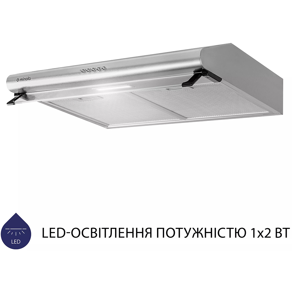 Вытяжка MINOLA HPL 615 I Диаметр воздуховода 120