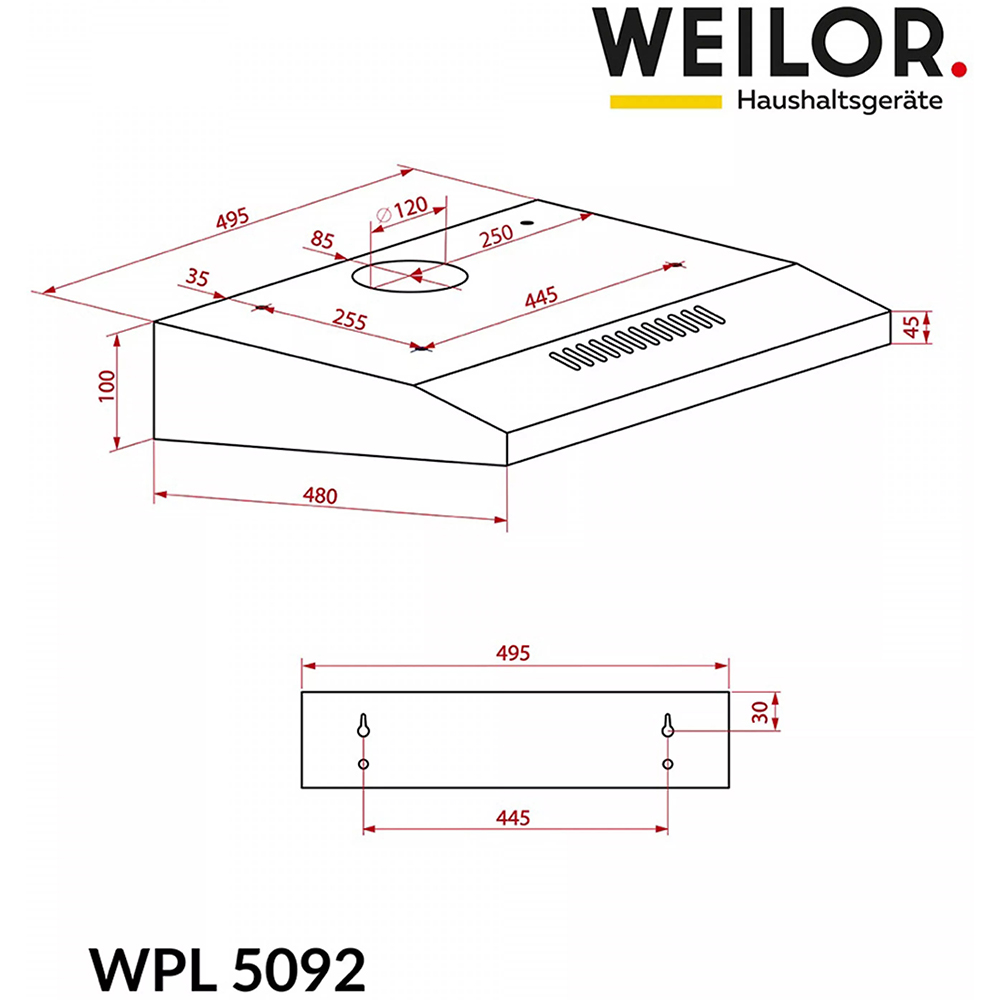 Покупка Витяжка WEILOR WPL 5092 I