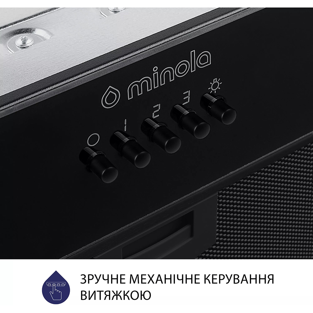 Фото Витяжка MINOLA HBI 52622 BL GLASS 700 LED
