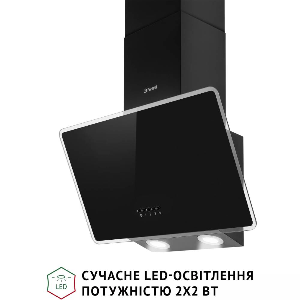 Витяжка PERFELLI VICCO 5HM NERO Тип похила