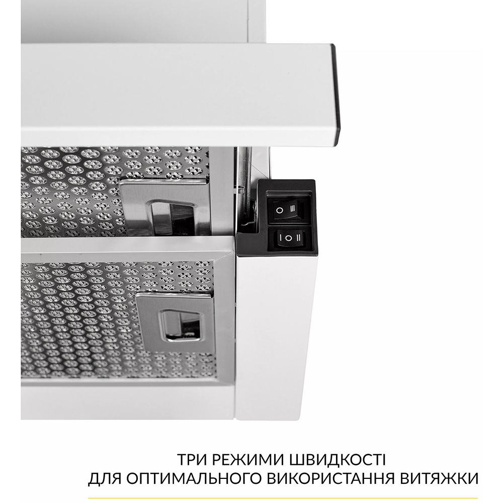 Зовнішній вигляд Витяжка WEILOR WT 63 WH