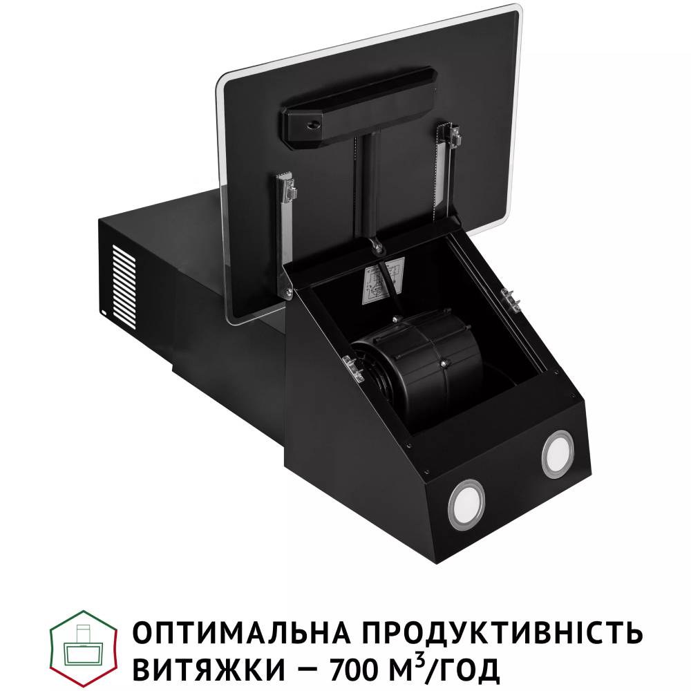 Внешний вид Витяжка PERFELLI VICCO 5HSR NERO