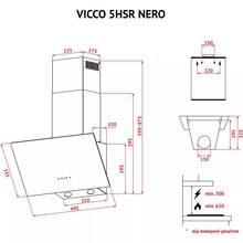 Витяжка PERFELLI VICCO 5HSR NERO