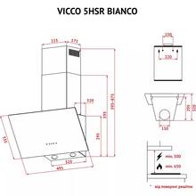 Витяжка PERFELLI VICCO 5HSR BIANCO