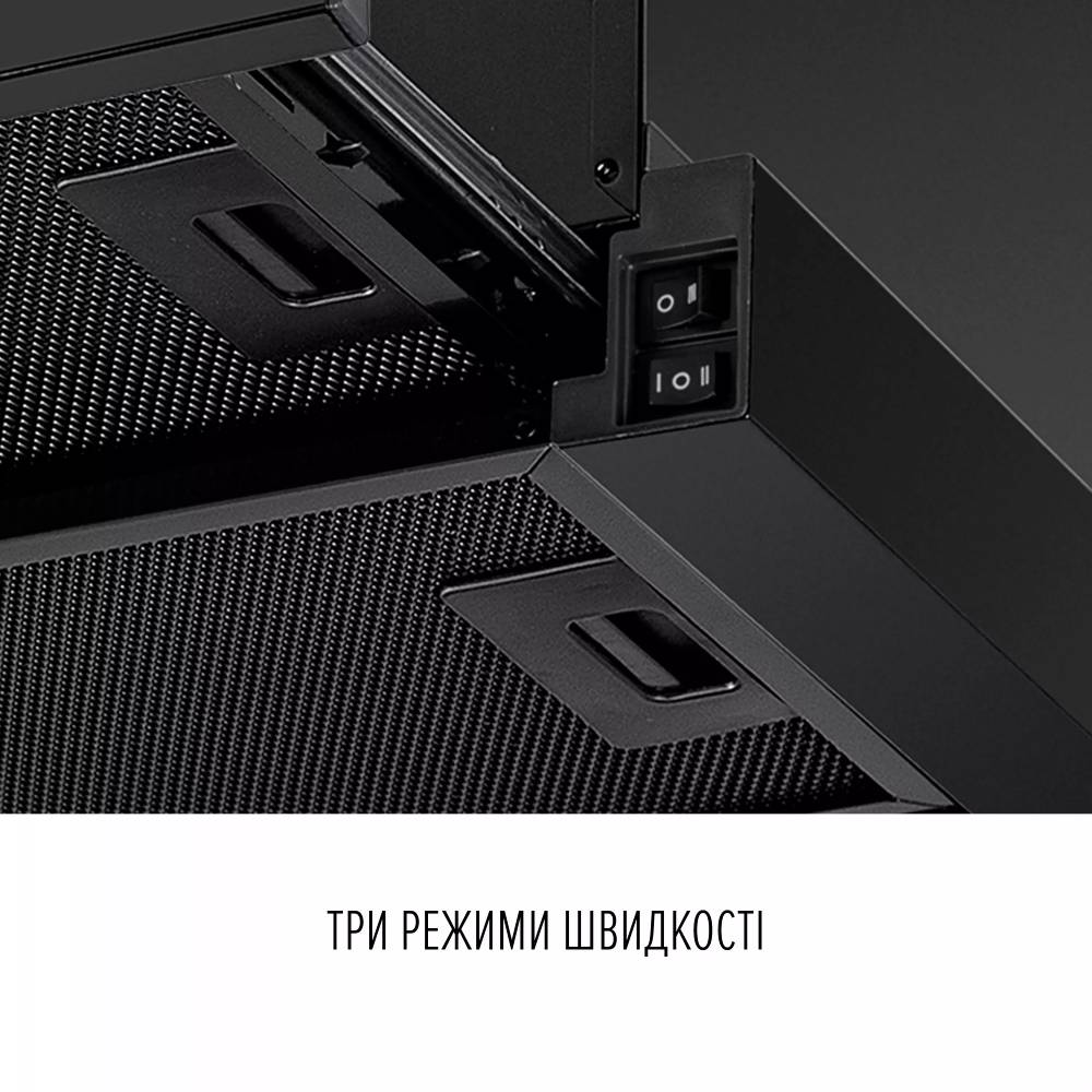 Внешний вид Вытяжка PERFELLI TL 6622 Full BL 1000 LED