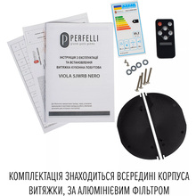 Витяжка PERFELLI Viola 5JWRB Nero
