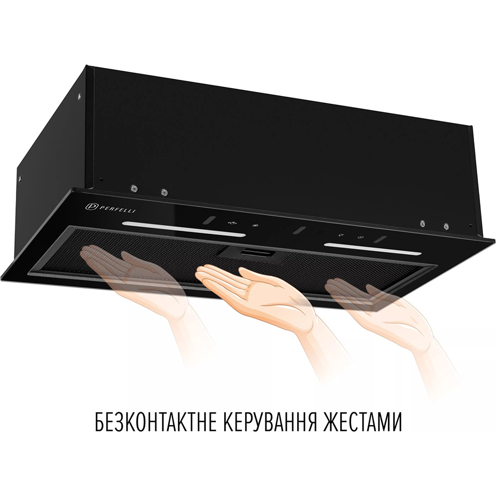 Витяжка PERFELLI Viola 5JWRB Nero Тип вбудована (настільна)