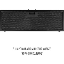 Витяжка PERFELLI Viola 5NWRB Nero