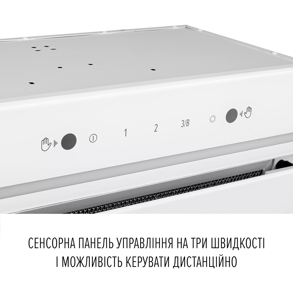 Зовнішній вигляд Витяжка PERFELLI Design Filini 5 Bianco