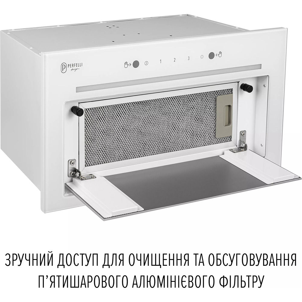 Фото Витяжка PERFELLI Design Filini 5 Bianco Silenzio