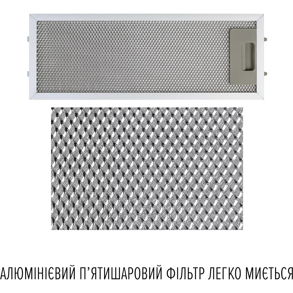 У Фокстрот Витяжка PERFELLI Design Filini 5 Bianco Silenzio