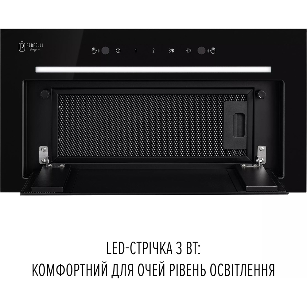 Витяжка PERFELLI Design Filini 5 Nero Silenzio Тип вбудована