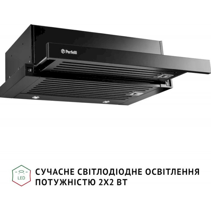 Вытяжка PERFELLI ISEO 6IMF NERO Тип телескопическая