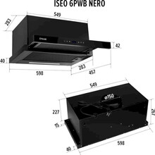 Витяжка PERFELLI ISEO 6PWB NERO